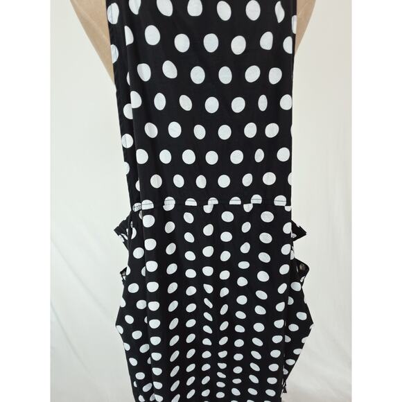 JASON / Comfy USA 2X Black and White Dress Polka Dot BOUTIQUE 2X #0083 - Picture 7 of 11